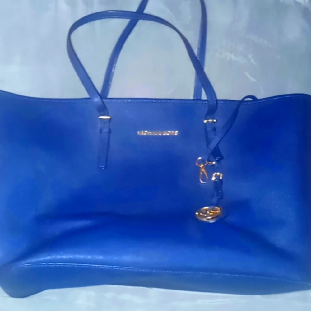 Navy Blue Large Michael Kors Tote